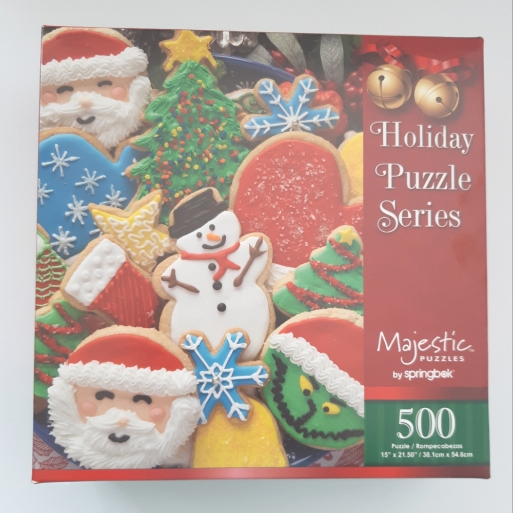 Christmas Cookies 500-piece puzzle by Springbok 